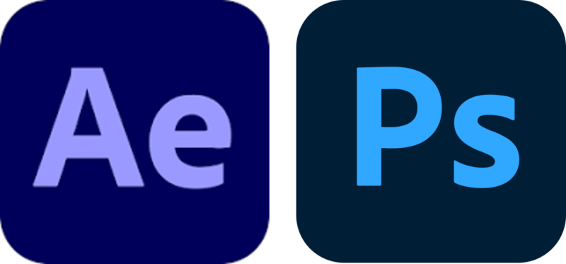 PhotoshopとAfterEffects