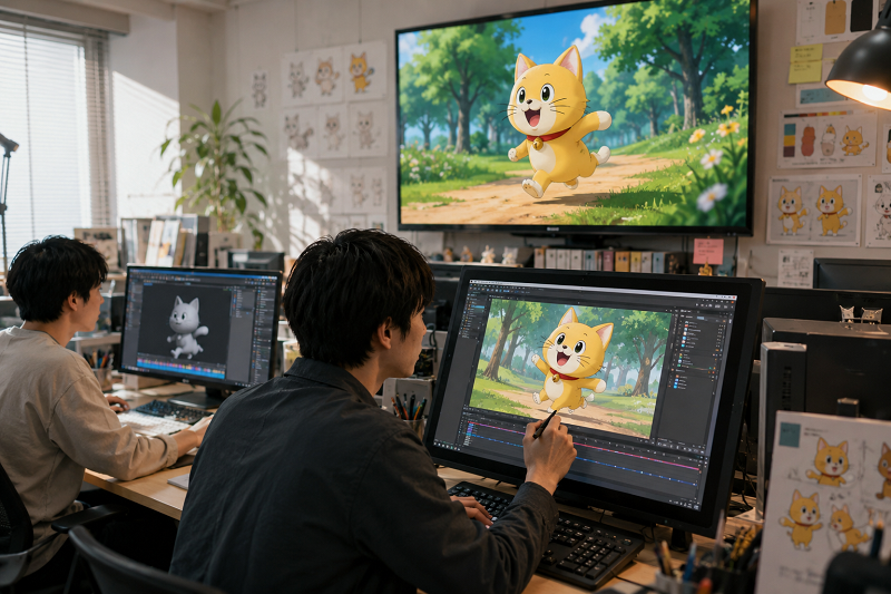 アニメーションCMの制作