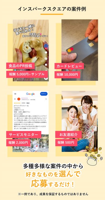 インスパークスクエアの案件例