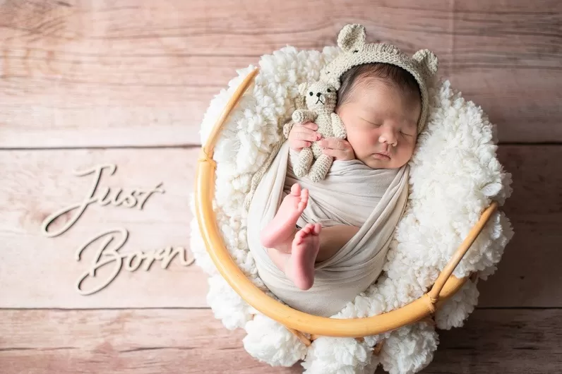 ニューボーンフォト_バスケットスタイル
