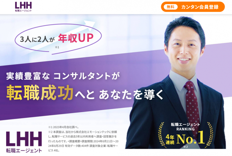 LHH転職エージェント_TOP