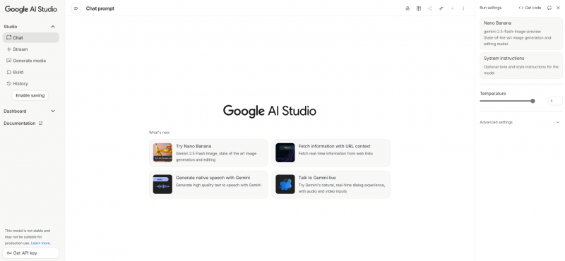 Google AI Studio