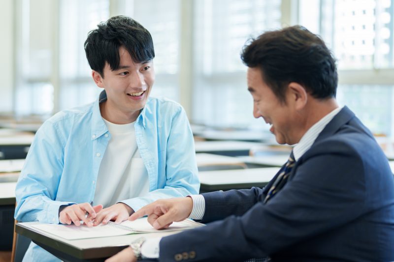 マンツーマン/勉強/高校生/先生/講師/個別学習