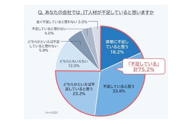 海外ITエンジニア活用に関する実態調査 vol.1_人材不足